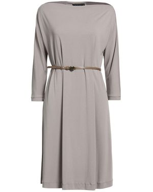 Twinset Light Mini Dress Polyester, Elastane - Gray