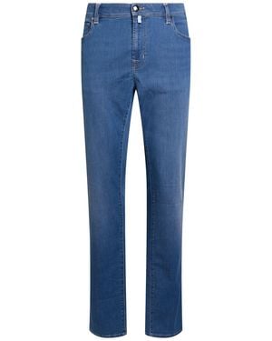 Tramarossa Jeans Cotton, T-400 Fiber, Elastane - Blue