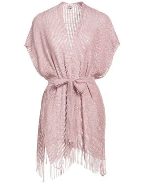 Twinset Cardigan Viscose, Metallic Polyester - Pink