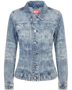 DIESEL Denim Outerwear Cotton, Hemp - Blue