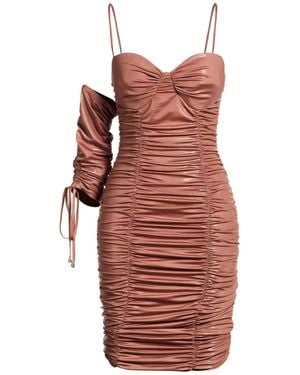 W Les Femmes By Babylon Midi Dress Polyamide, Elastane - Red
