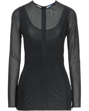 Mugler Top Polyamide, Elastane - Black