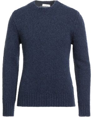 Darwin Midnight Sweater Synthetic Fibers, Wool, Mohair Wool, Viscose, Alpaca Wool - Blue
