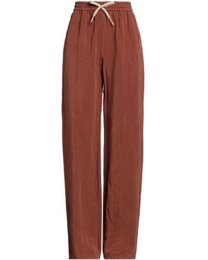 Berwich Pants Lyocell, Linen - Red