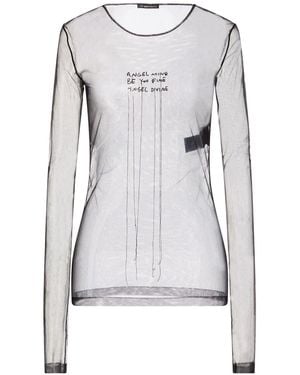 Ann Demeulemeester Top Polyamide - Gray