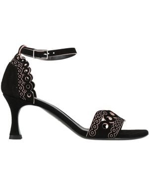 Fabi Sandals Leather - Black