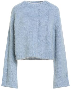 JW Anderson Light Jumper Acrylic, Polyamide, Mohair Wool, Wool - Blue