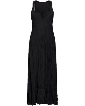Masnada Midi Dress Polyester, Elastane - Black