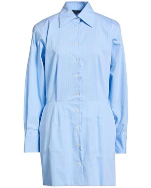 SEVENTY VENEZIA Mini Dress Cotton, Polyamide - Blue
