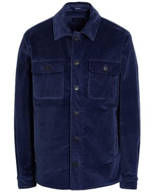 Drumohr Shirt Cotton, Elastane - Blue
