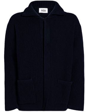 Alpha Studio Strickjacke - Blau
