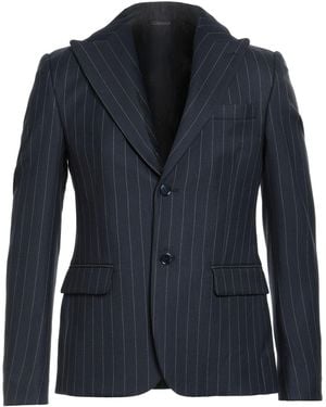 Daniele Alessandrini Midnight Blazer Polyester, Viscose, Elastane - Blue
