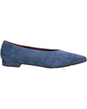 THERESA Ballet Flats Leather - Blue