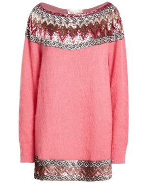 Alberta Ferretti Coral Jumper Viscose - Pink