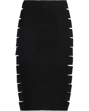 Alaïa Midi Skirt Viscose, Polyester, Polyamide, Polyurethane - Black