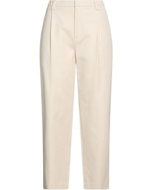 Brunello Cucinelli Pants Cotton, Elastane - White
