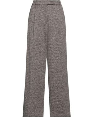 EMMA & GAIA Pants Cotton, Polyester, Polyamide, Elastane - Gray
