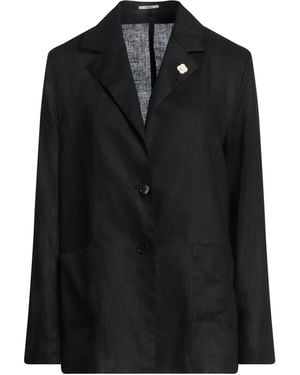 Lardini Blazer Linen - Black