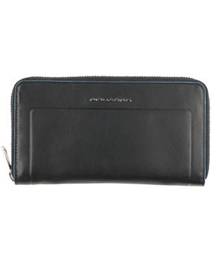 Piquadro Wallet Cow Leather, Eva (Ethylene - Black
