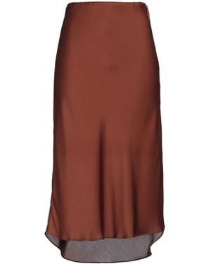 Designers Remix Midi Skirt - Brown