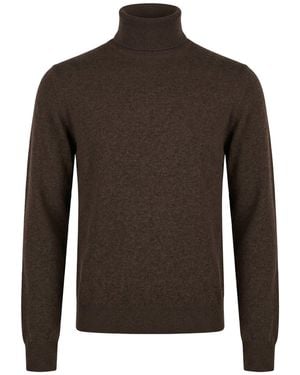 Gran Sasso Rollkragenpullover - Braun