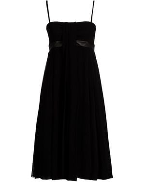 Twinset Midi Dress Viscose - Black