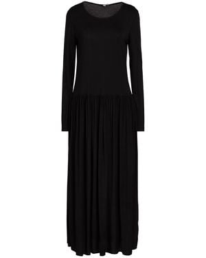 European Culture Maxi Dress Viscose, Elastane - Black