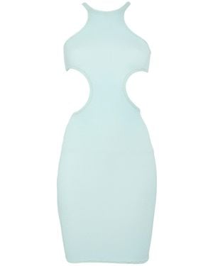 Reina Olga Sky Mini Dress Polyamide, Elastane - Blue