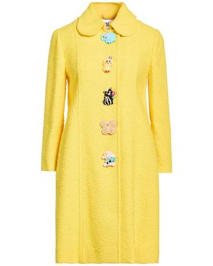 Moschino Overcoat & Trench Coat - Yellow
