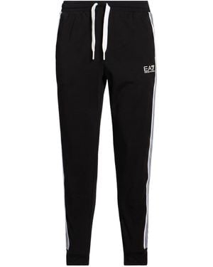 EA7 Pants Cotton, Polyester, Elastane - Black