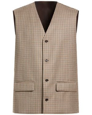 Lardini Tailored Vest Wool - Brown