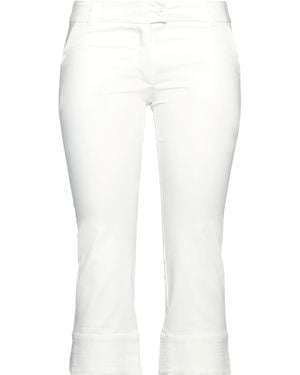 Spell Cropped Pants - White