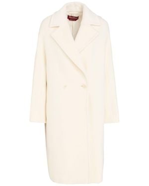 Max Mara Coat Alpaca Wool, Virgin Wool - White