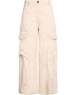 Max Mara Pants Cotton - Natural