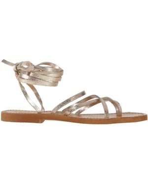 STELLA D'OTRANTO Thong Sandal Leather - White
