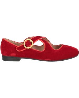 Maliparmi Ballet Flats - Red
