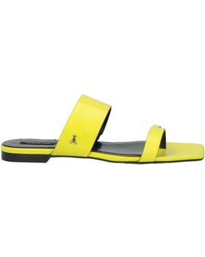 Patrizia Pepe Thong Sandal Soft Leather - Yellow