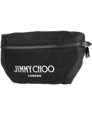 Jimmy Choo Belt Bag Textile Fibres - Black