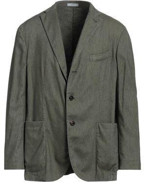 Boglioli Military Blazer Cotton, Linen, Polyester, Elastane - Green