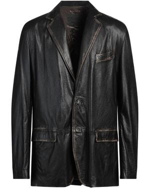 Giorgio Brato Blazer Leather - Black