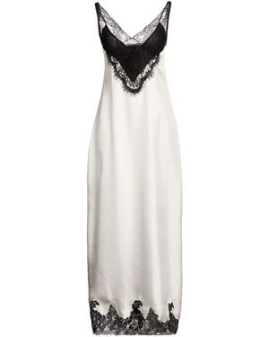 Amen Maxi Dress Silk, Viscose, Polyamide - White