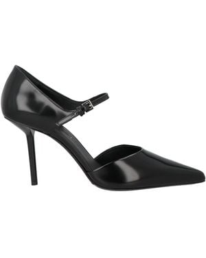Max Mara Court Shoes Leather - Black