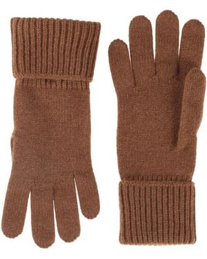 dunhill Gloves Cashmere - Brown