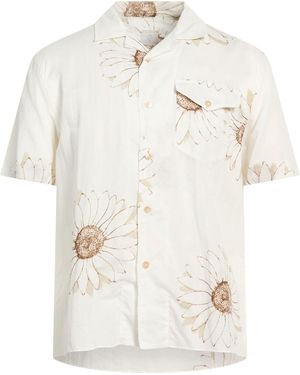 Eleventy Shirt Cotton, Linen - White