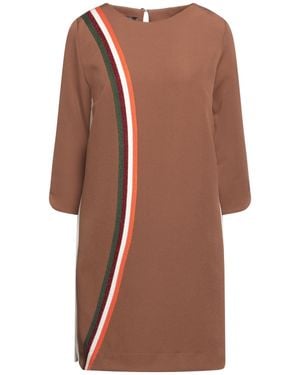 Hanita Mini Dress - Brown