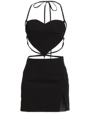 MATILDE COUTURE Mini Dress Polyester, Elastane - Black