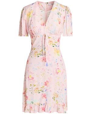 Mar De Margaritas Light Mini Dress Viscose - Pink
