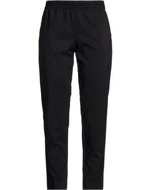 ERMANNO FIRENZE Pants Cotton, Polyamide, Elastane - Black