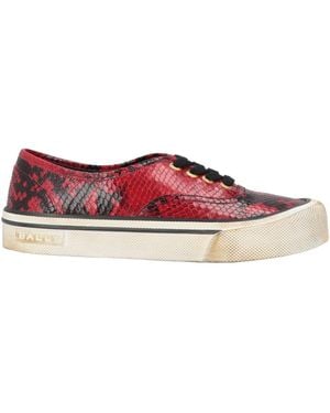 Bally Sneakers Goat Skin - Red