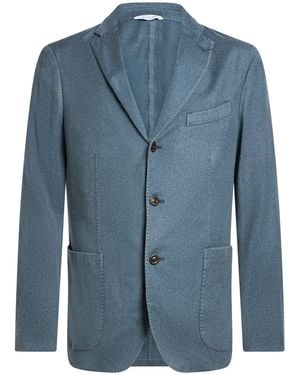 Boglioli Blazer Virgin Wool - Blue